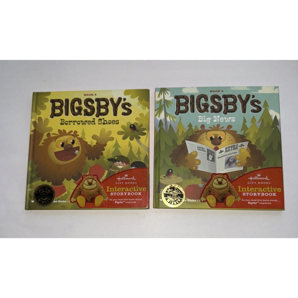 Bigsby's Book Set Interactive Storybook Hallmark Lot 2